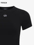 Signature Logo Black Tee
