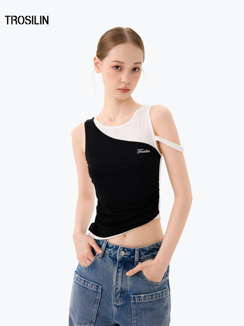 Day & Night Contrast Slim-Fit T-Shirt