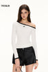 One-Shoulder Long Sleeve Top