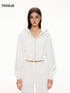 Cropped Zip-Up Hoodie