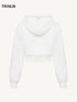 Cropped Zip-Up Hoodie