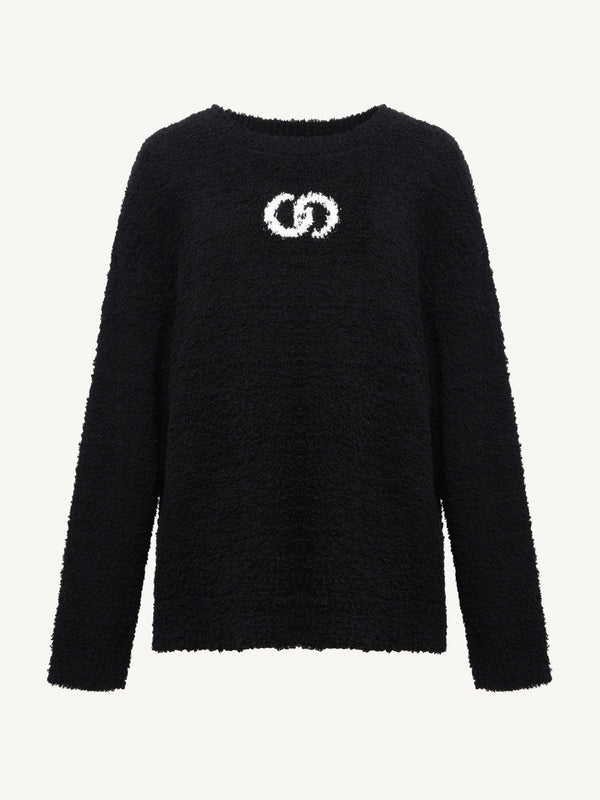 Oversized Plush Relaxed Pullover Sweater