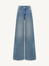 Straight-Leg Denim Jeans