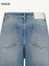 Straight-Leg Denim Jeans