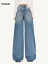 Straight-Leg Denim Jeans