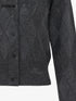 Sparkle Plaid Diamond Check Embellished Wool Cardigan