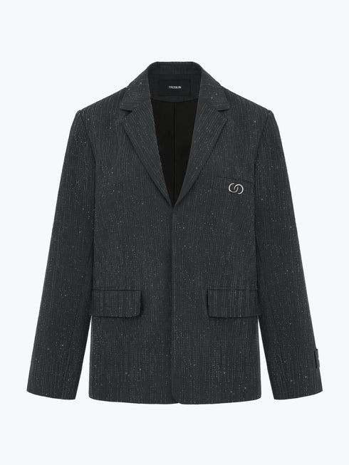 Stardust Crystal Relaxed Blazer