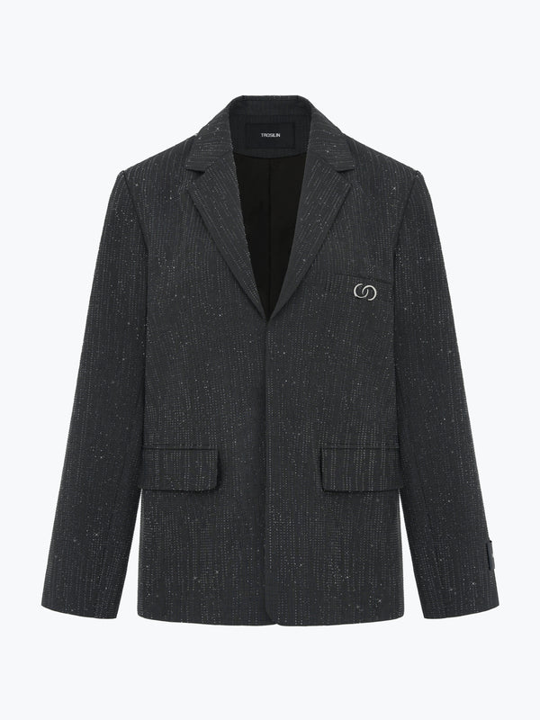 Stardust Crystal Relaxed Blazer