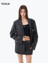 Stardust Crystal Relaxed Blazer