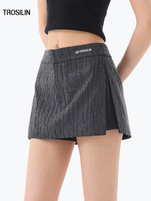 Stardust Side-Slit Mini Skirt
