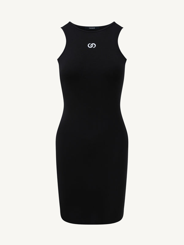 Knit Logo Mini Dress