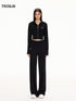 Draped Active Wide-Leg Pants