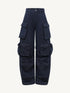 Multi-Pocket Barrel-Leg Utility Pants