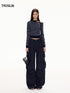 Multi-Pocket Barrel-Leg Utility Pants
