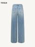 Paint Splatter Graffiti Vintage Washed Wide-Leg Pants