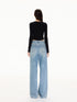 Paint Splatter Graffiti Vintage Washed Wide-Leg Pants