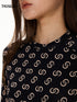 Retro-Futuristic Monogram Bodysuit
