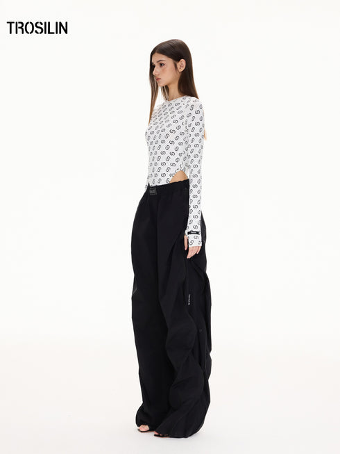 Retro-Futuristic Monogram Bodysuit