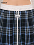 Patchwork Plaid Casual Pants