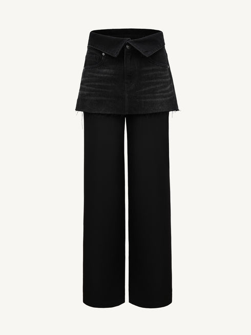 Patchwork Deconstructed Pants