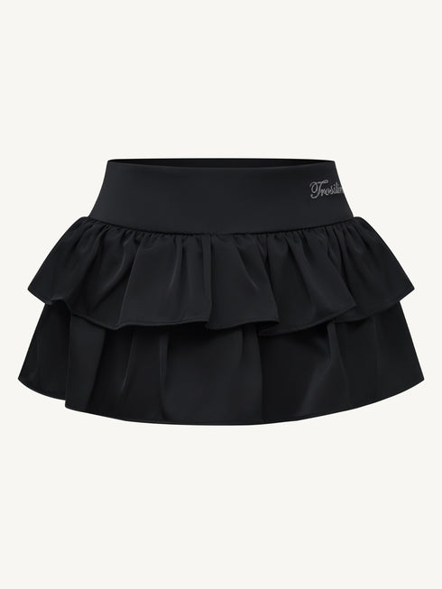 Satin Layered Cake Skort