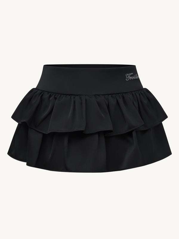 Satin Layered Cake Skort