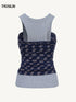 All-Over Monogram Two-Piece Vest Set