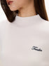 Mock Neck Wool Knit Sweater