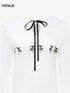 Reversible Ballet Ribbon Long Sleeve Top