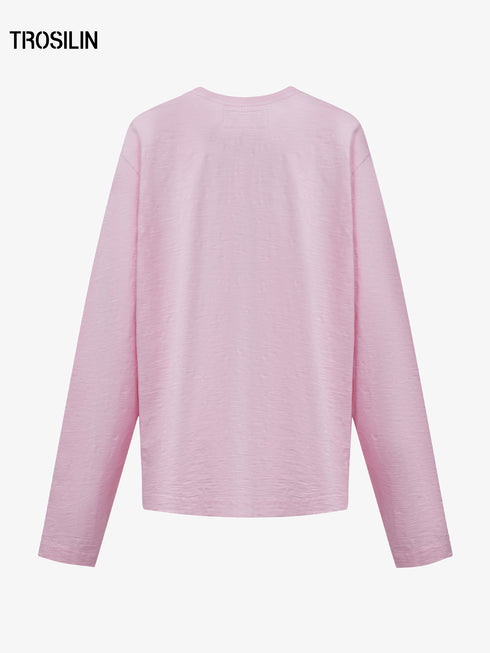 Vintage Spray Graphic Long Sleeve T-shirt