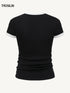 Stacked Detail Slim-Fit T-Shirt