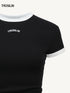 Stacked Detail Slim-Fit T-Shirt