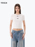 Polka Dot Layered Two-Piece T-Shirt