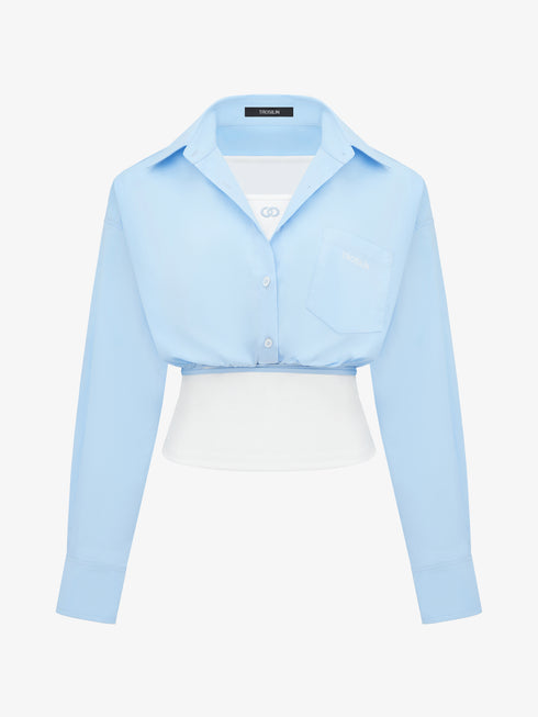 Sunny Layer Drawstring Shirt Set