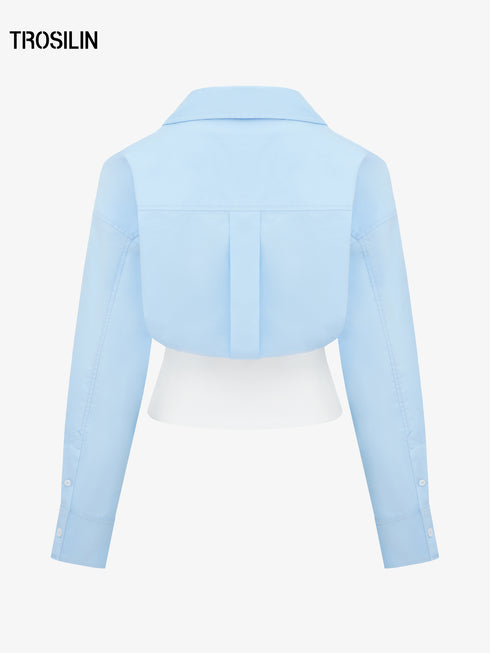 Sunny Layer Drawstring Shirt Set