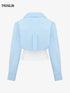 Sunny Layer Drawstring Shirt Set