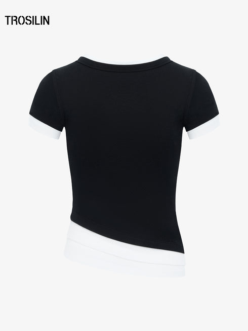 Layered Shadow Graphic T-Shirt