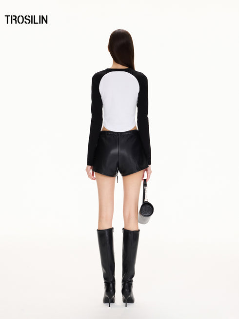 Contrast Slim-Fit T-Shirt