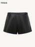Faux Leather Shorts