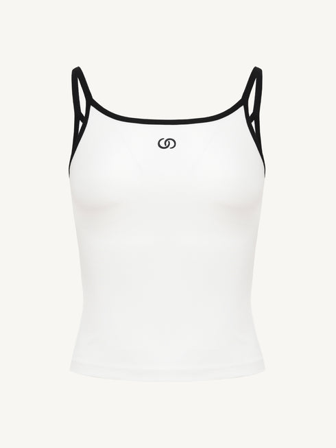 Contrast Strap Tank Top