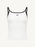 Contrast Strap Tank Top