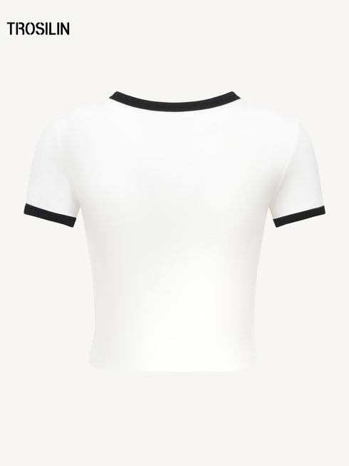 Contrast Short Sleeve T-Shirt