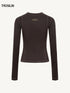 Cashmere Blend Long Sleeve T-shirt