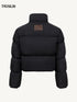 Midnight Meteor Shower High-Neck Rhinestone Down Jacket