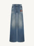 Monogram Patch Jeans
