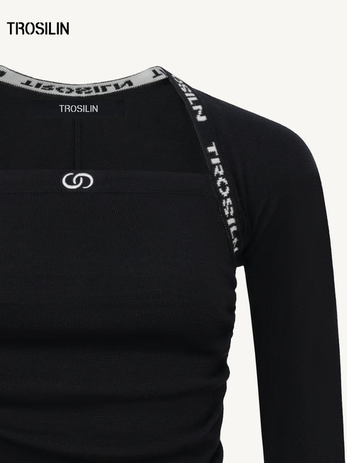 Signature Square Neck Knit Top