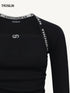 Signature Square Neck Knit Top