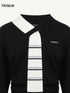 Striped Ascot Sweater
