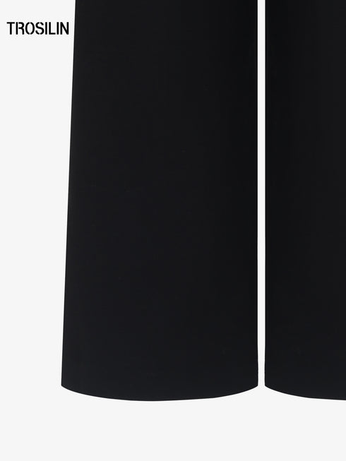 Deconstructed Patchwork Wide Leg Pants