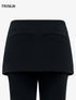Deconstructed Layered Flared Pants